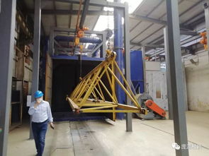 庞源租赁 塔机再制造整线联动调试成功