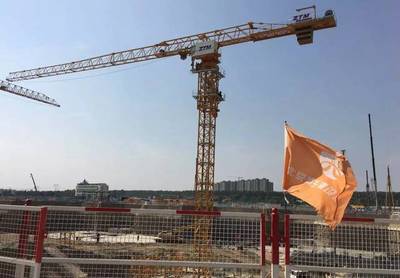 中天机械ZTT7527塔机服务于北京城市副中心建设