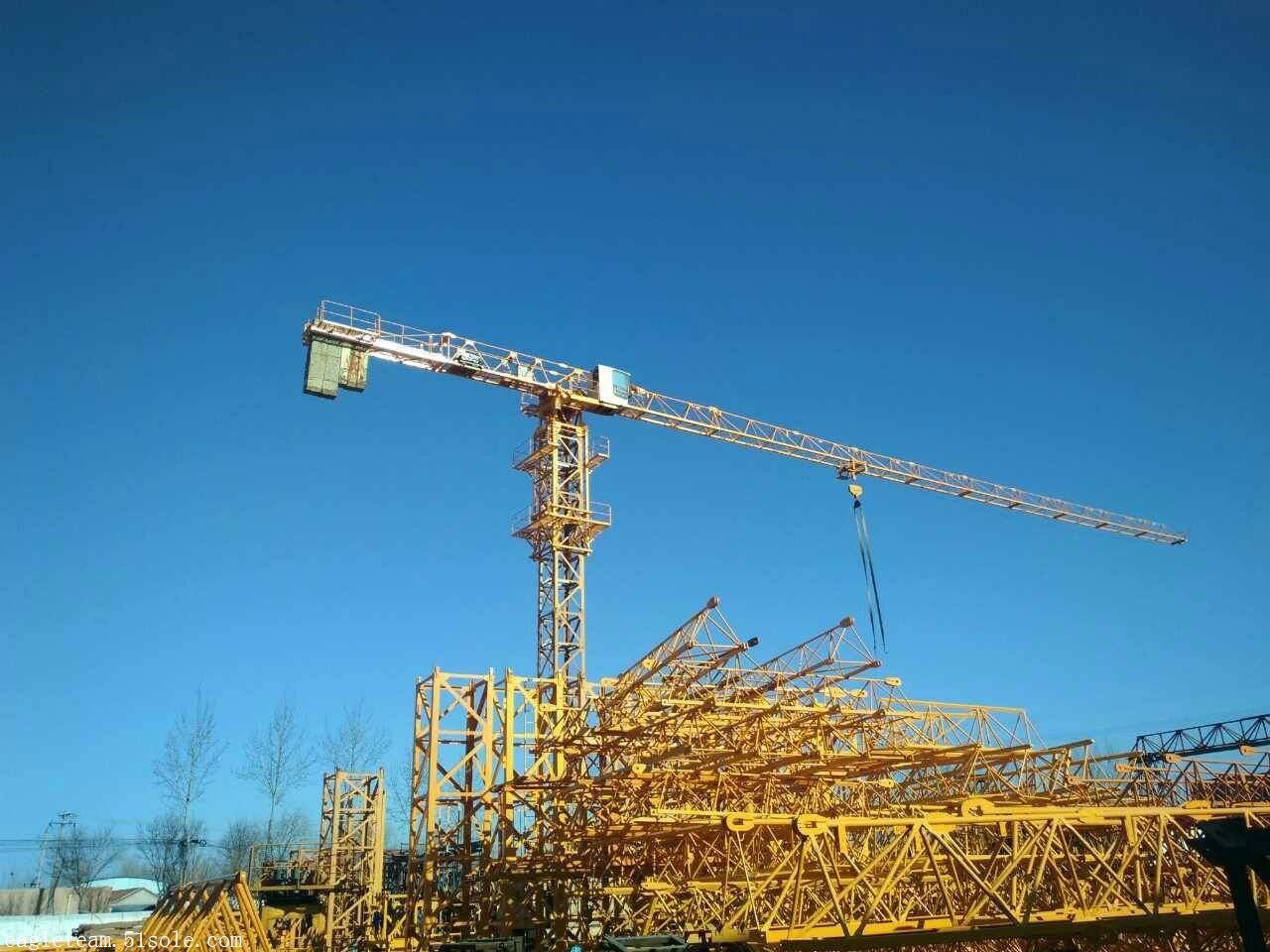 6吨塔机,63.塔式起重机,6t平头式塔吊 塔机 塔式起重机 flat top towe